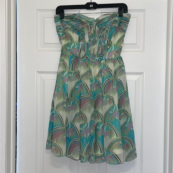 MM Couture by Miss Me Strapless Floral Dress - Picture 1 of 6